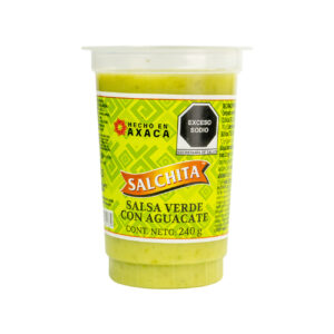 SALCHITA Salsa verde con aguacate