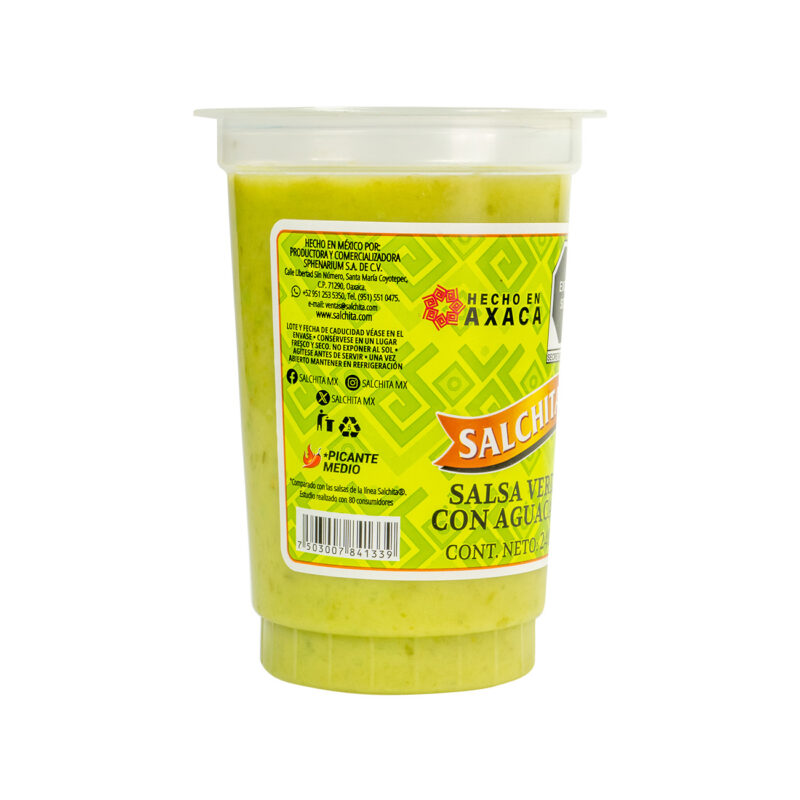 SALCHITA Salsa verde con aguacate - Image 4