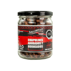 SALCHITA Chapulines adobados y horneados