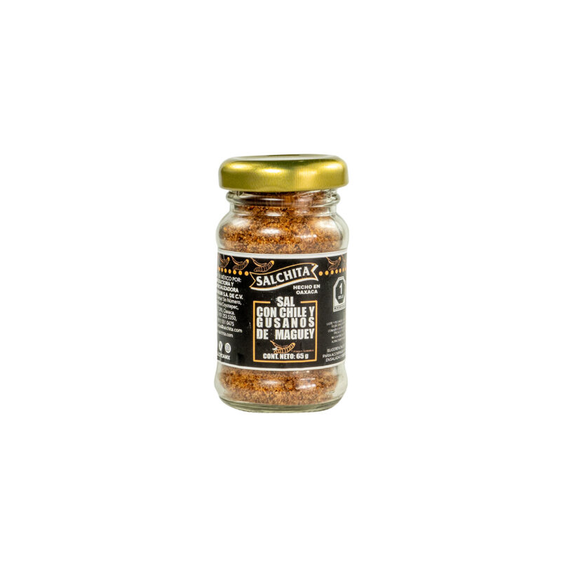 SALCHITA Sal con chile y gusanos de maguey